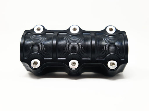 1.5in. Straight One Piece Big Block Riser Kit - Black. Fits 1.25in. Handlebar.