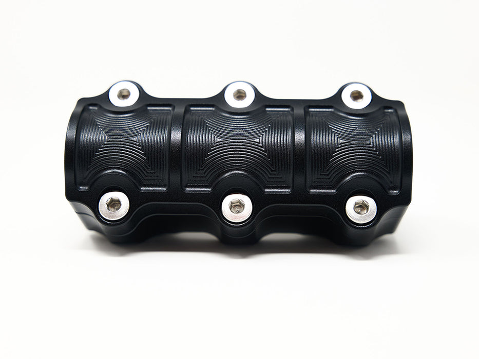 1.5in. Straight One Piece Big Block Riser Kit - Black. Fits 1.25in. Handlebar.