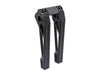 10in. Straight Fastback Risers - Black. Fits Softail Street Bob, Low Rider ST, Standard & Breakout 2018-2024