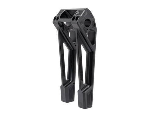 10in. Straight Fastback Risers - Black. Fits Softail Street Bob, Low Rider ST, Standard & Breakout 2018-2024