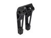 8in. Straight Fastback Risers - Black. Fits Softail Street Bob, Low Rider ST, Standard & Breakout 2018-2024
