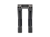 8in. Straight Fastback Risers - Black. Fits Softail Street Bob, Low Rider ST, Standard & Breakout 2018-2024