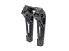 8in. Straight Fastback Risers - Black. Fits Softail Street Bob, Low Rider ST, Standard & Breakout 2018-2024