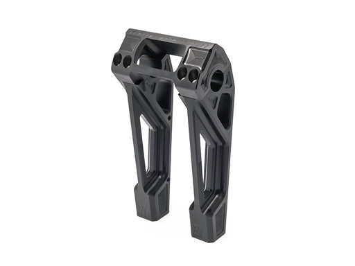 8in. Straight Fastback Risers - Black. Fits Softail Street Bob, Low Rider ST, Standard & Breakout 2018-2024