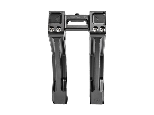 10in. Straight Fastback Risers - Black. Fits 1in. Handlebar