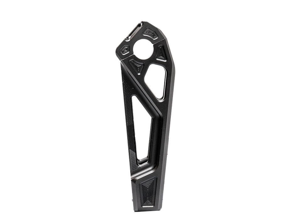8in. Straight Fastback Risers - Black. Fits 1in. Handlebar