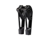 8in. Straight Fastback Risers - Black. Fits 1in. Handlebar