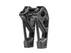 6in. Straight Fastback Risers - Black. Fits 1in. Handlebar
