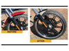 Shorty ProStreet Front Fender. Fits Breakout 2013up with 21in. Front Wheel.