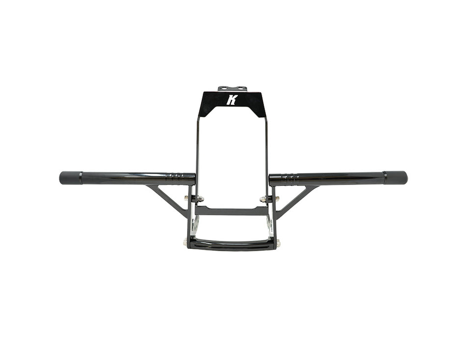 Front Engine Guard Crash Bar - Black. Fits Softail 2025up With Mid Mounts