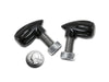 Rear Neowise Grooved Bullet Run/Brake/Turn Signals - Black