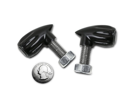 Rear Neowise Grooved Bullet Run/Brake/Turn Signals - Black