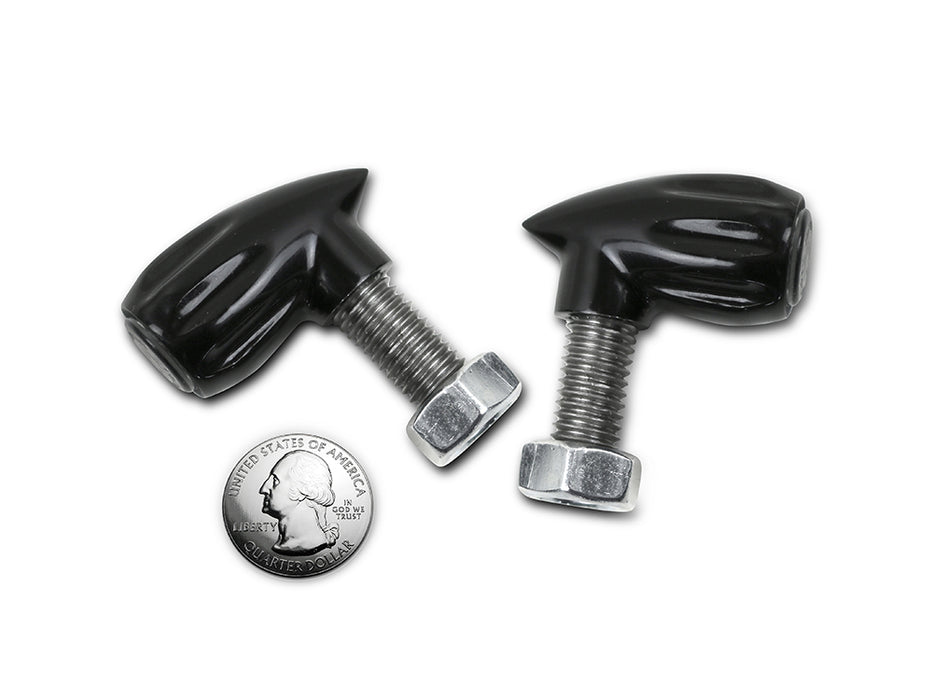 Rear Neowise Grooved Bullet Run/Brake/Turn Signals - Black