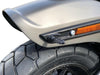 Turn Signal Block Off Strut Plates - Black. Fits Most Big Twin 2002up & Sportster 2002-2021