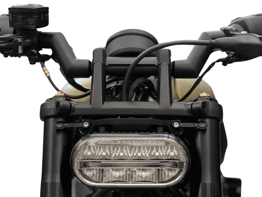 Elypse 2-1 Front Turn Signals with Running Lights - Black. Fits Sportster S 2021up Models.