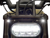 Elypse 2-1 Front Turn Signals with Running Lights - Black. Fits Sportster S 2021up Models.