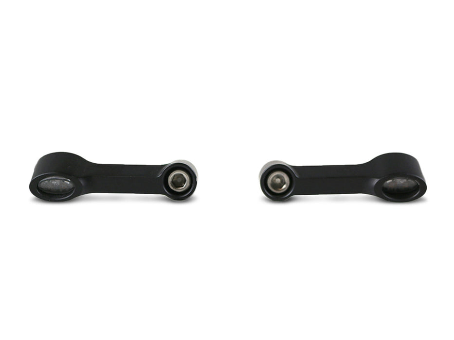 Elypse 2-1 Front Turn Signals with Running Lights - Black. Fits Sportster S 2021up Models.