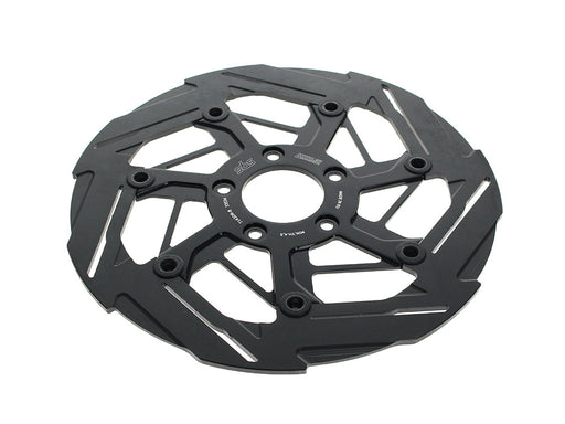 11.8in. Right Hand Front 7-Spoke Disc Rotor - Polished Band & Black Carrier.
