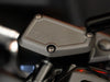 Front Master Cylinder Cover - Black. Fits CVO Touring 2023up & Street Glide & Road Glide 2024up.