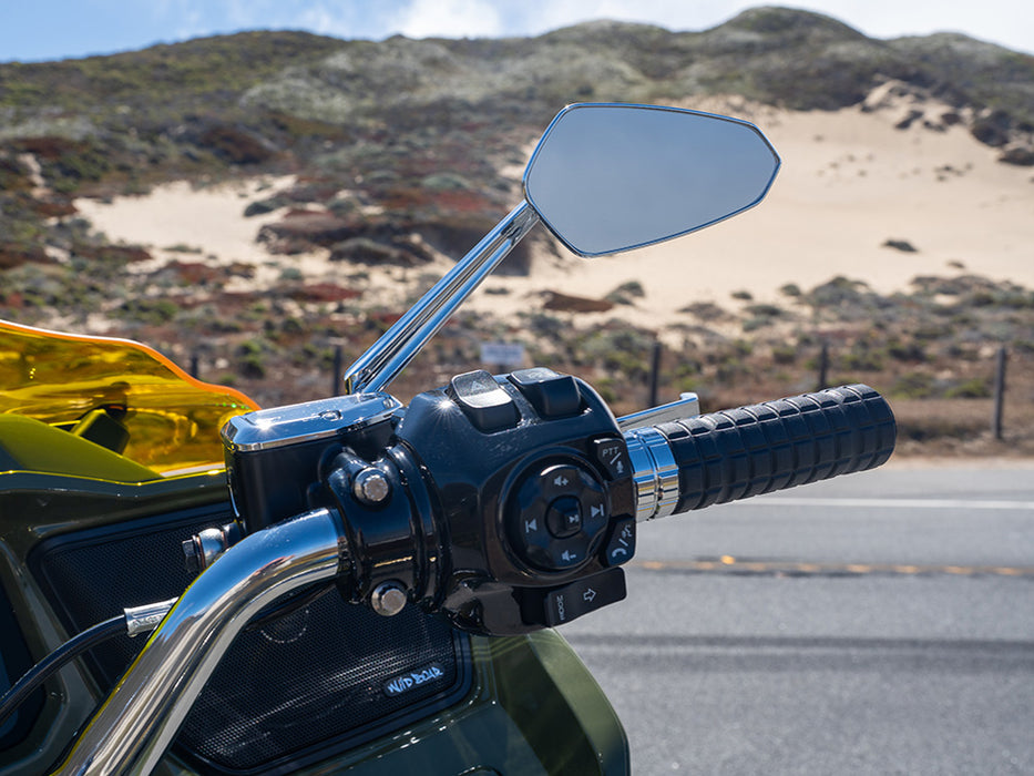 Ascent Pro Forged Mirror - Chrome. Fits Left
