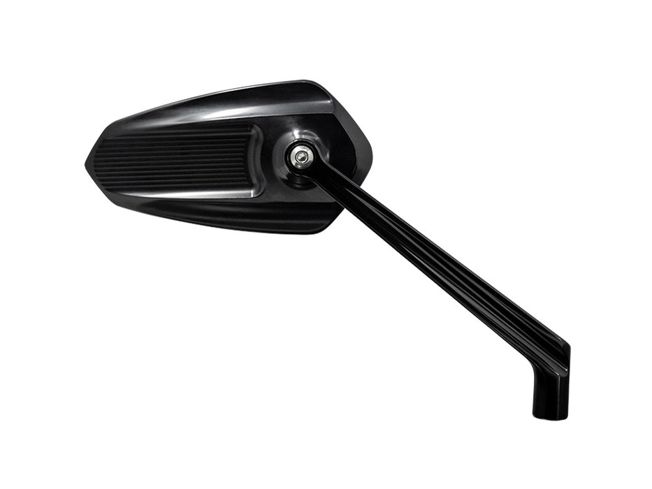 Ascent Pro Forged Mirror - Gloss Black. Fits Right