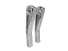 10in. Pullback Accent Pro Riser Kit - Chrome. Fits 1.25in. Handlebar.
