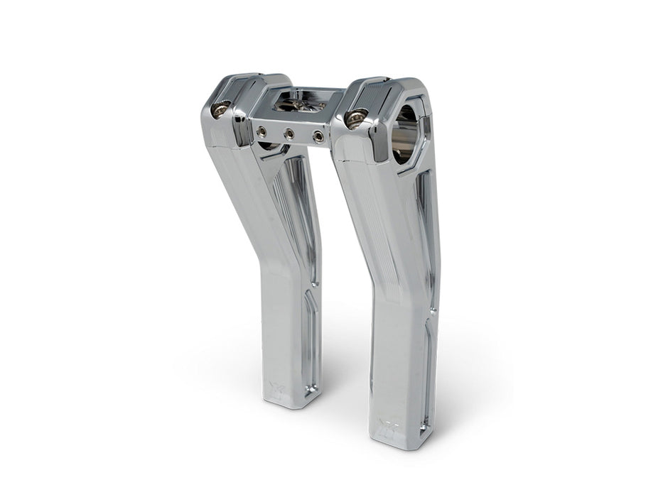 8in. Pullback Accent Pro Riser Kit - Chrome. Fits 1.25in. Handlebar.