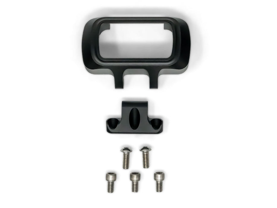 Accent Pro Riser Gauge Housing - Black. Fits Street Bob 2018-24, Lowrider ST 2022-24, 2018-24 Breakout and Softail Standard 2020-2022.