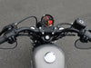 3-3/8in. Round Speedometer with Tachometer - Black. Fits Dyna 2004-2011, Sportster 2004-2013 & Rocker 2008-2010.