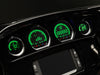 Speedometer & Tachometer - 4 Gauge Kit - Blue/Red. Fits Touring 2014-2023 with Fairing.