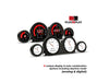 Speedometer & Tachometer - 4 Gauge Kit with Smartphone Integration. Fits Touring 2014-2023 with Fairing.