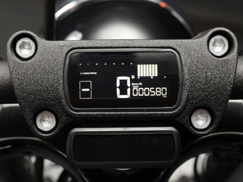 Speedometer/Tachometer - Black. Fits Softail Street Bob, Breakout, Low Rider ST and Standard 2018-2023 Without Traction Control