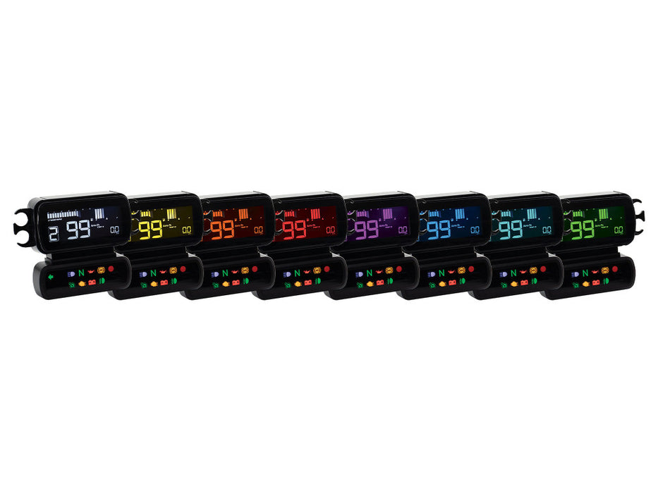 Speedometer/Tachometer - Black. Fits Softail 2004-2010, Dyna 2004-2011, Sportster 2004-2013 & Road King 2004-2013 when Running Late Model Breakout/Street Bob Gauge Housing