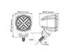 GT-02S LED Tailight Red Lens - Universal Fitment