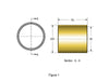 Kickstart Shaft Bushing - Pair. Fits 4Spd Big Twin 1936-1986.