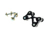 SDC Dagger Pullback Plate - Black. Fits Softail 2018up
