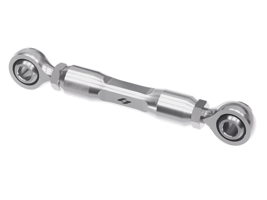 Adjustable Brake Linkage - Machine Finish. Fits Softail 2018up with Mid Controls