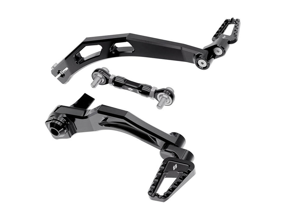 SX3 Foot Controls - Black. Fits Softail 2018up with Mid Controls