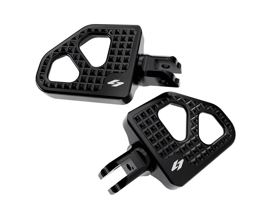 Max Lean Mini Floorboards - Black. Fits Softail 2018up Rear Passenger