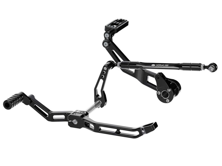 Max Lean Foot Controls - Black. Fits Touring 2014up.
