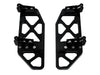 Max Lean Front Floorboards - Black. Fits Touring 1980up, FL Softail 1986-2017 & Dyna Switchback 2012-2016