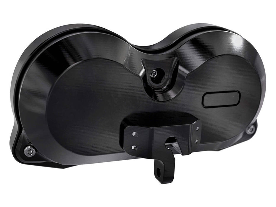 Lux Gauge Housing Relocation Kit - Black. Fits Road Glide 2015-2023