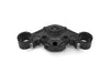 Wolf One Billet Bagger Top Triple Tree Clamp - Black. Fits Road Glide 2015-2023