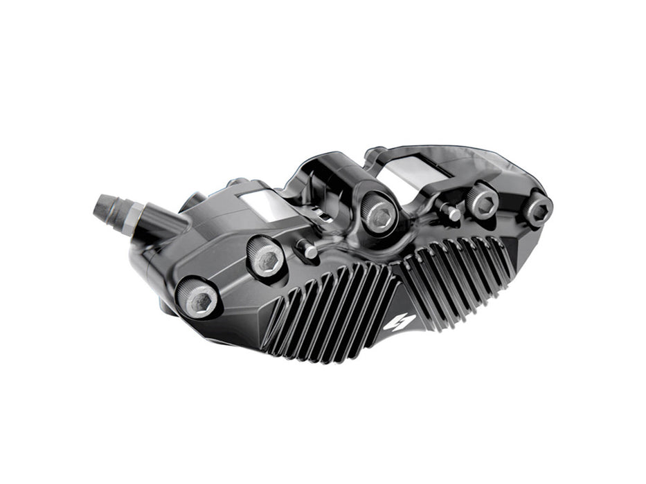 Right Hand Front RTX8 Series Radial 4 Piston Caliper - Black