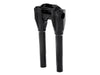 10in. Straight x 1in. Clamp Core Isolated Riser Kit - Black. Fits Softail Street Bob, Low Rider ST, Standard & Breakout 2018-2024