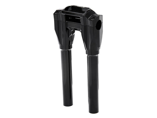 10in. Straight x 1-1/8in. Clamp Core Isolated Riser Kit - Black. Fits Softail Street Bob, Low Rider ST, Standard & Breakout 2018-2024
