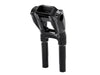 10in. Kickback x 1in. Clamp Core Isolated Riser Kit - Black. Fits Softail Street Bob, Low Rider ST, Standard & Breakout 2018-2024