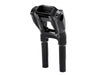 10in. Kickback x 1-1/8in. Clamp Core Isolated Riser Kit - Black. Fits Softail Street Bob, Low Rider ST, Standard & Breakout 2018-2024