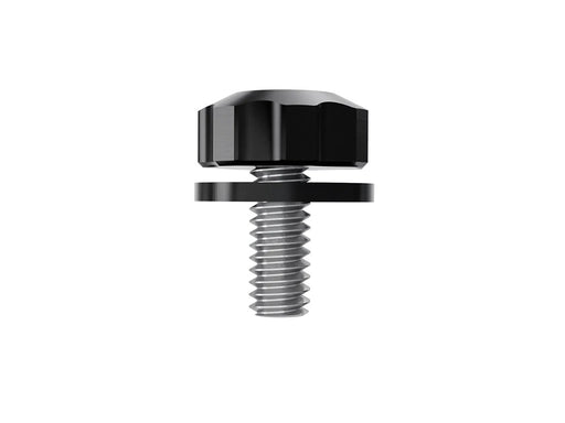 Pro-Line 1/4in.-20 Seat Mount Screw - Black. Fits H-D 1996up