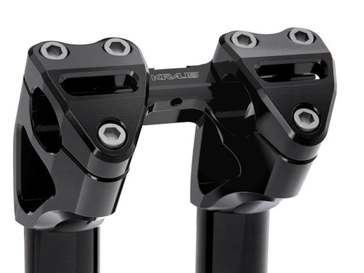 5in. Kickback x 1-1/8in. Clamp Workman Riser Kit - Black. Fits 1-1/8in. Handlebar